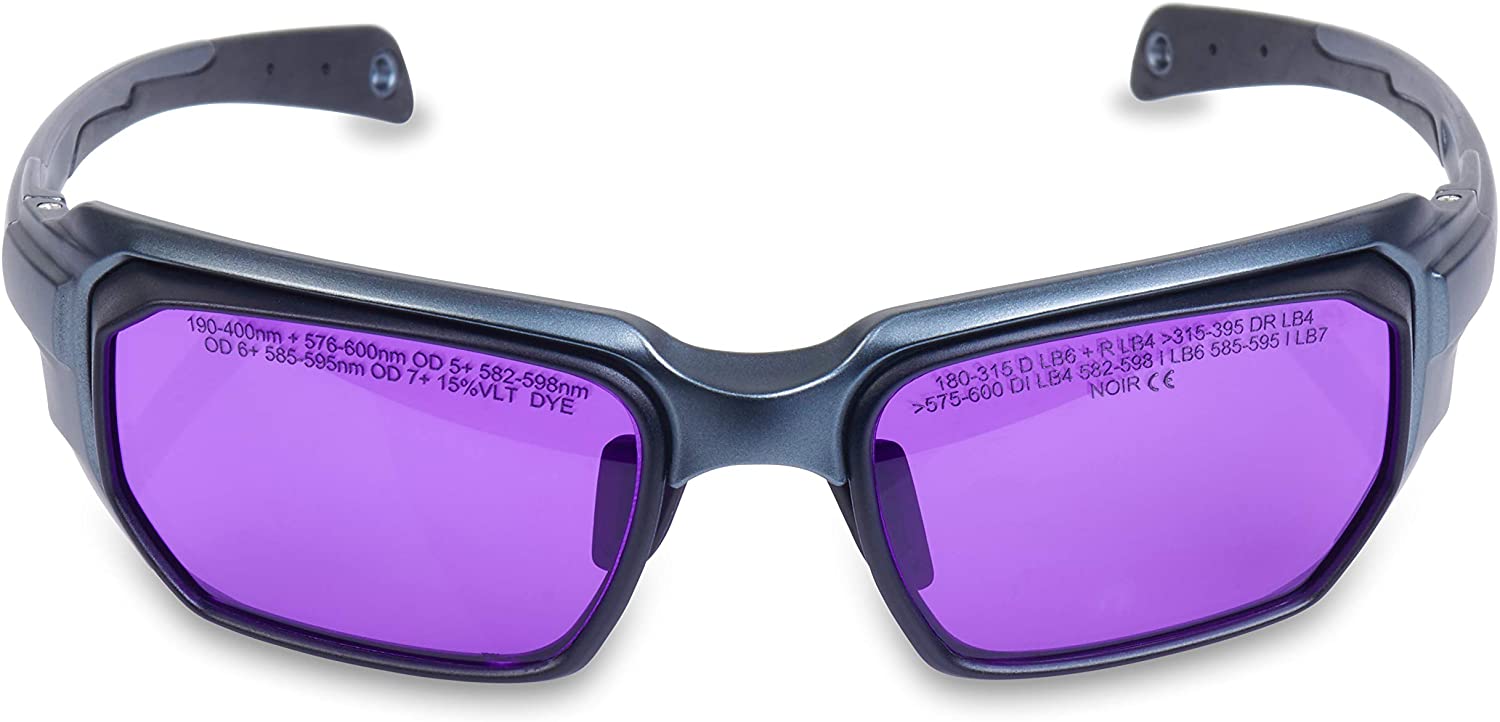 Lazerlenz Premium Laser Goggles 585595 nm Pulsed Dye Medical Laser