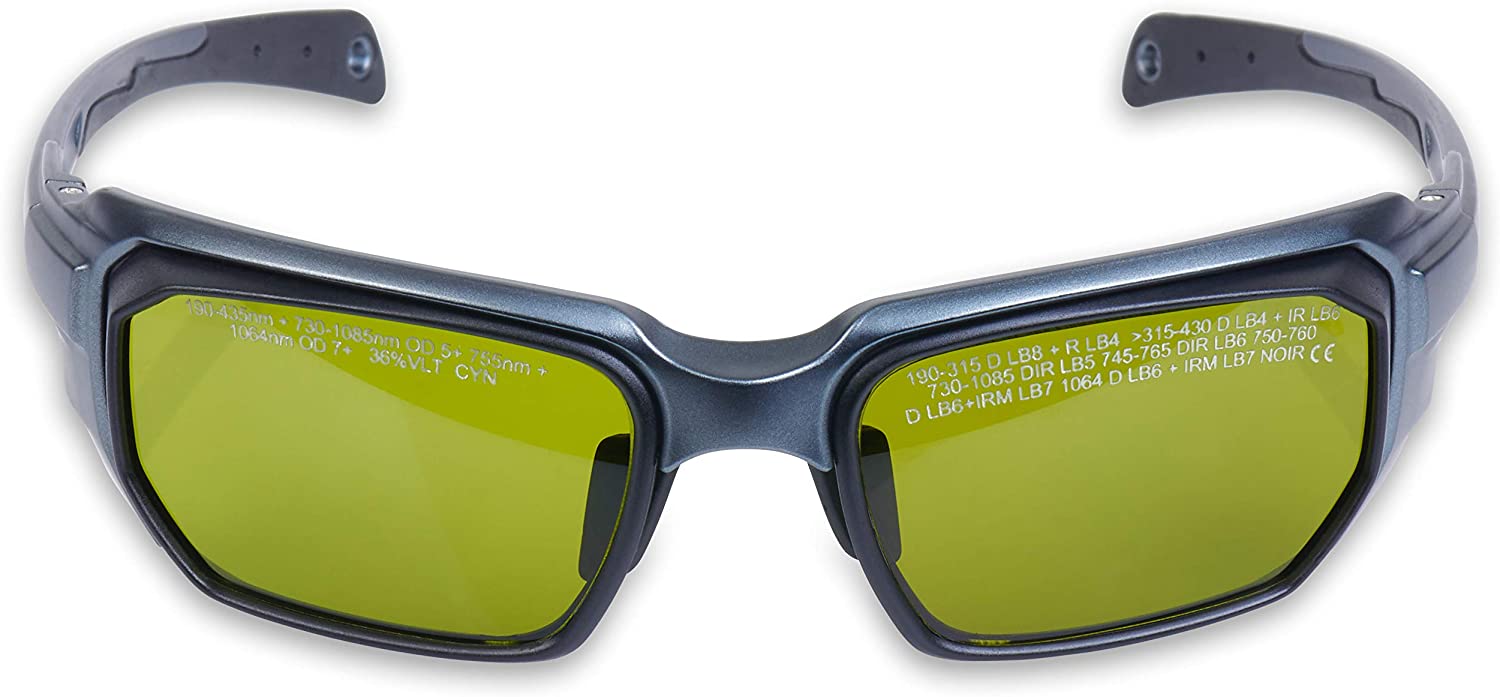 Lazerlenz Laser Goggles Multi Wavelength 755 & 808 & 1064 Modern Wrap