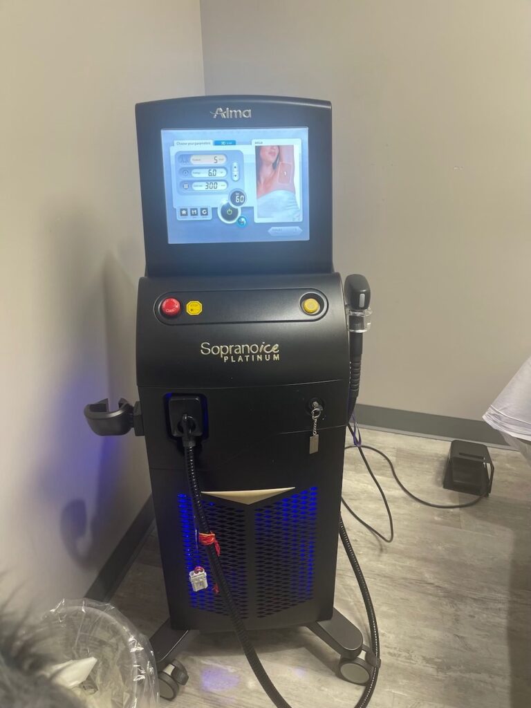 2022 Alma Soprano Ice PLATINUM Diode 810, Alex 755nm & Nd Yag 1064nm