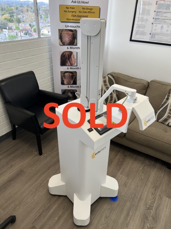2020 Sunetics Model G Hair Restoration Diode Continuous Wave Red Light Laser - Perfect Condition - Only 110 Hours of Use- Free Shipping (km/ber)