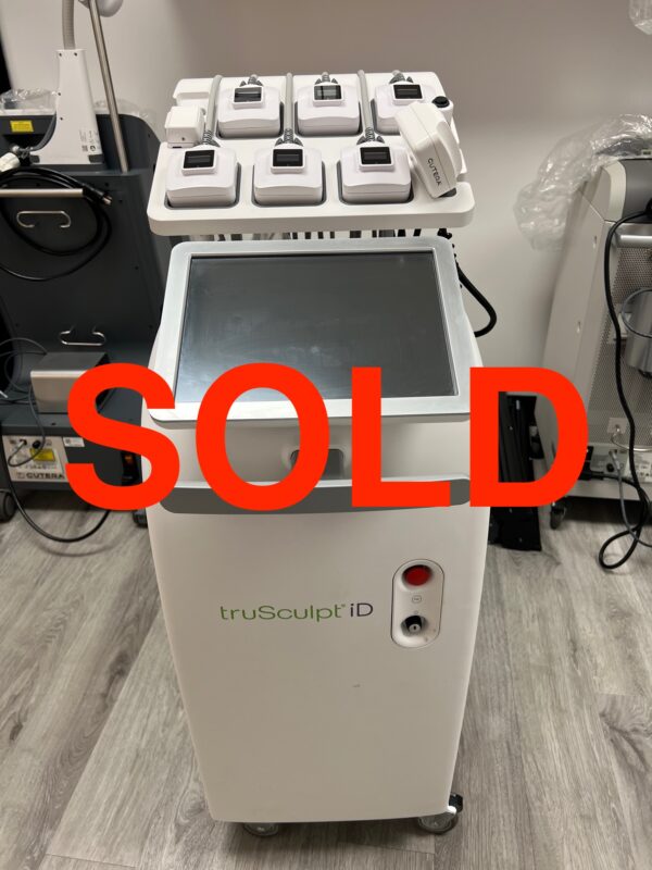 2020 Cutera Trusculpt iD Monopolar Radio Frequency HANDS FREE Body Contouring - SELLING AS-IS, FOR PARTS, COOLANT ERROR MESSAGE (km/ros)x