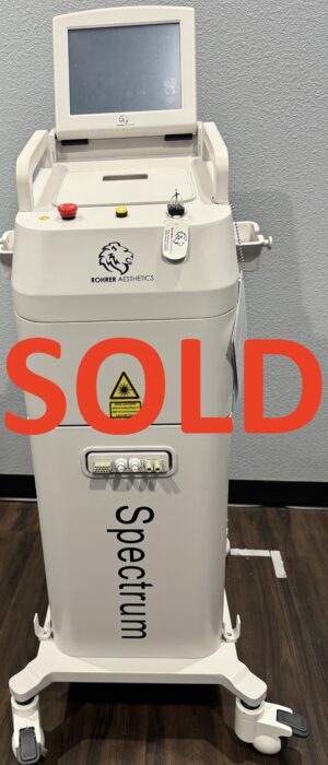 2023 Rohrer Spectrum Multi-Platform System with 2 Handpieces - 2940 nm Erbium Yag & Q-Switched Nd Yag 532 / 1064 nm – ONLY 36,868 SYSTEM PULSES - 90 Day Warranty & Shipping Included (km/poc)s
