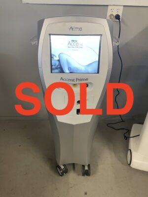 2022 Alma Accent Prime - with (4) Handpieces - (2) Ultrasound Handpieces - Ultraspeed & MiniSpeed Handpieces, & (2) Unipolar Radio Frequency Handpieces - Unilarge & Unibody Handpiece - Free Shipping and Warranty (hm/af)