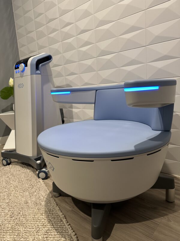 2022/2022 BTL Aesthetics Emsella Kegal Chair for Urinary Incontinence - with Protocols 1 & 2 - High-Intensity Focused Electromagnetic Stimulation  - Hour Count = 20 Hrs 6 Min - Free Shipping & Warranty - (km/mey)s