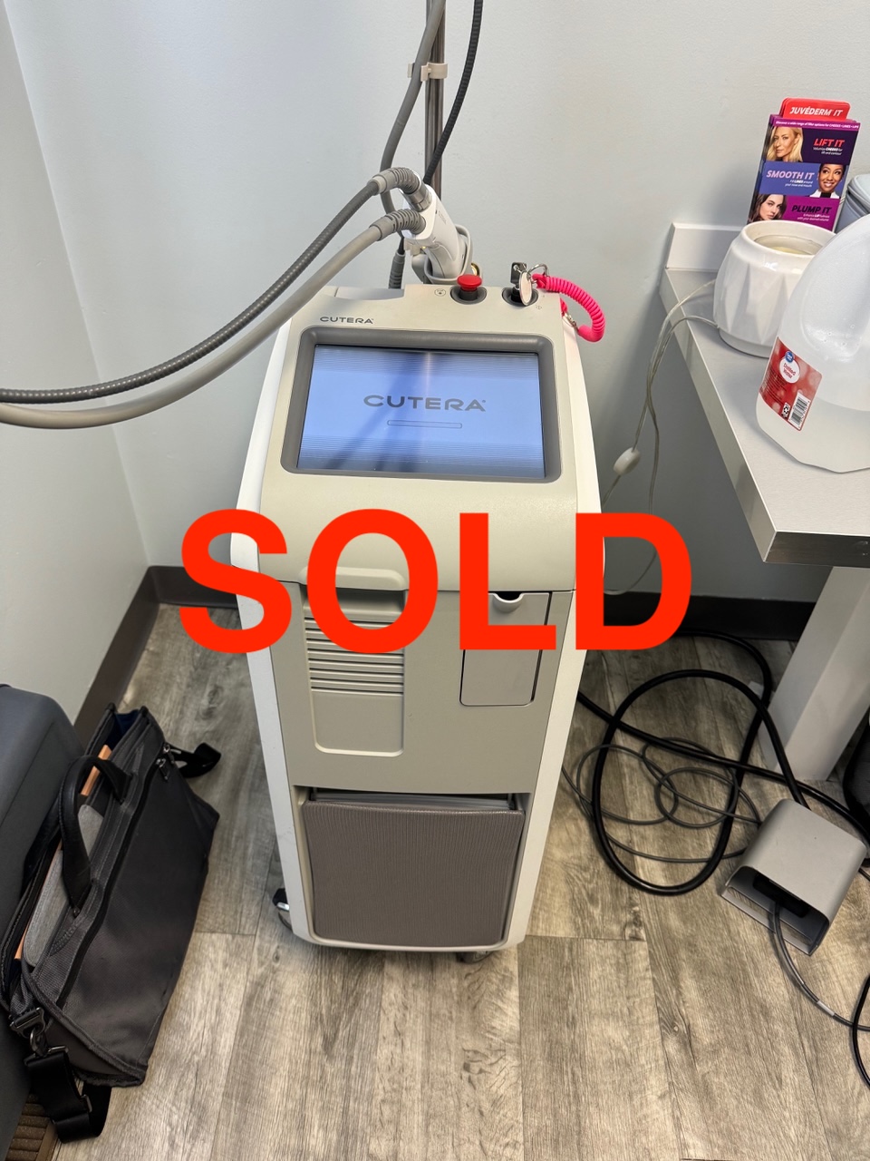 2019 Cutera Excel HR - VERY LOW PULSES - 1064nm Long Pulse Nd Yag & 755nm Hair Removal System, Pigment, Facial & Leg Veins, Laser Genesis Skin Rejuvenation - All Skin Types I-IV - Free Shipping (jp/bc)s
