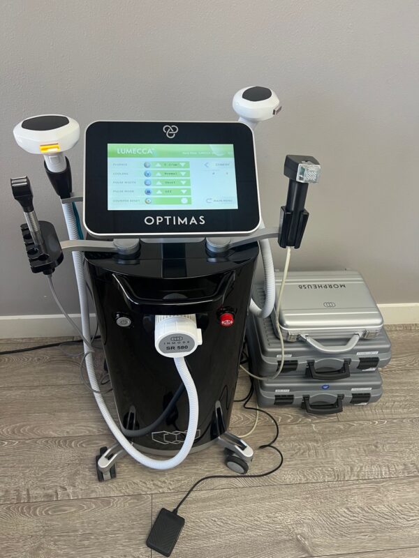 2019 Inmode Optimas w/ 4 Handpieces - Lumecca SR515 IPL, Lumecca SR580 IPL, Forma RF Face Remodeling, & Morpheus8 Face RF Microneedling - Free Shipping & Warranty (km/bc)