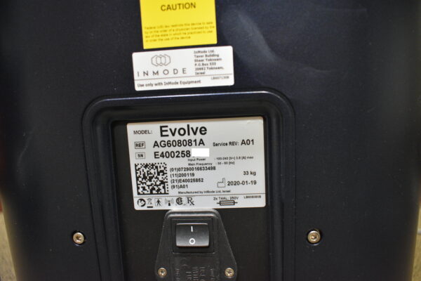 2020 Inmode Evolve - UPGRADED TO EVOLVEX - w/ TITE, TRANSFORM, & TONE - HANDS FREE Radio Frequency Skin Tightening, RF Fat Burning, EMS Muscle Sculpting & RF Fat Burning, EMS Muscle Sculpting - NO CONSUMABLES NEEDED - Free Shipping & Warranty (km/mcb-ve) - Image 18