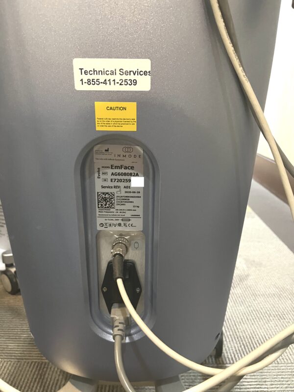 2020 InMode Evoke Emface - HANDS FREE - Radio Frequency Cheek & Chin Remodeling - NO CONSUMABLES NEEDED - INCLUDES INMODE SERVICE SUPPORT (km/tot-ve) - Image 16