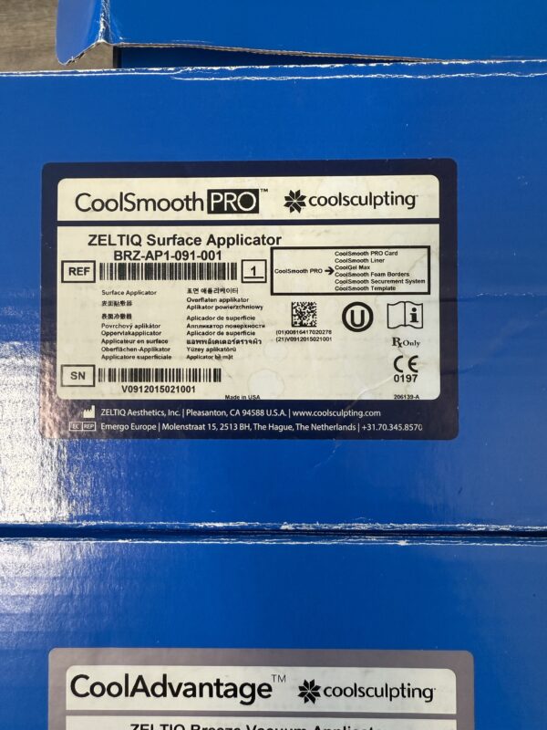 2014 Zeltiq Coolsculpting with (5) Applicators - CoolAdvantage, CoolAdvantage Petite, CoolAdvantage Plus, CoolMini, & CoolSmooth Pro Applicators - Does Not Include Warranty or Shipping (km/ste)s - Image 19