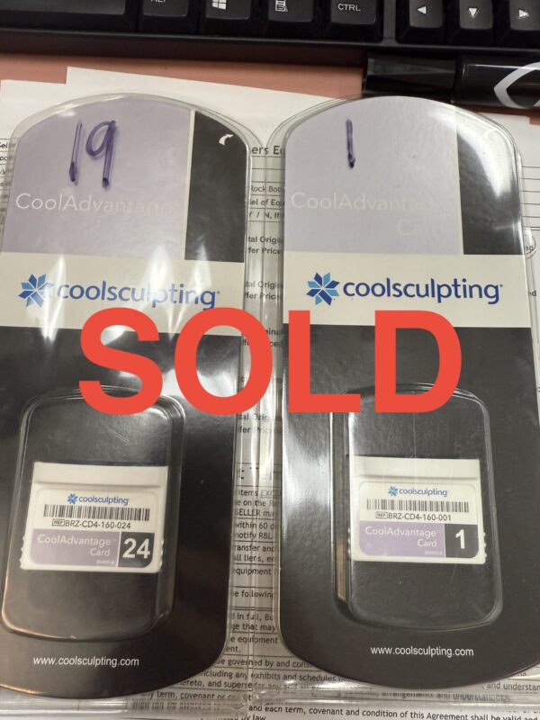 (20) Cycles CoolAdvantage CoolCard for Zeltiq Coolsculpting - Free Shipping (km/ste)s