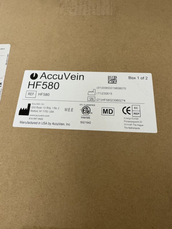 2024 AccuVein - Brand New, InBox, Unused - Near Infrafred (NIR) Vein Finder / Visualization - INCLUDES ROLLING HANDS-FREE CHARGING STAND - See Veins, Valves, and Bifurcations not visible to the Naked Eye - Free Shipping & Warranty (km/tan) - Image 7