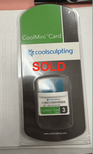 (3) Cycles CoolMini CoolCard for Zeltiq Coolsculpting - Free Shipping (km/ste)s