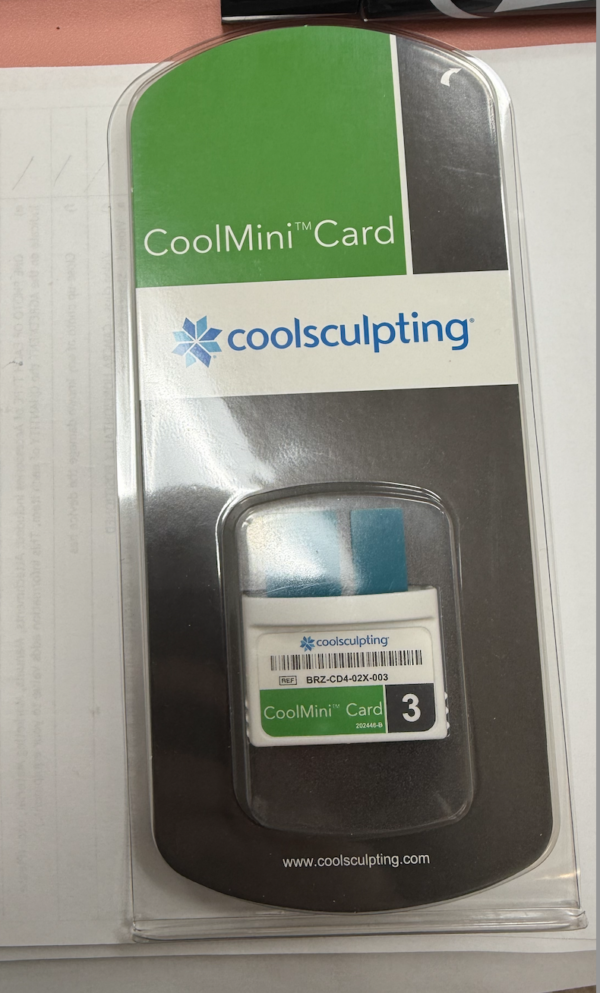 (3) Cycles CoolMini CoolCard for Zeltiq Coolsculpting - Free Shipping (km/ste)