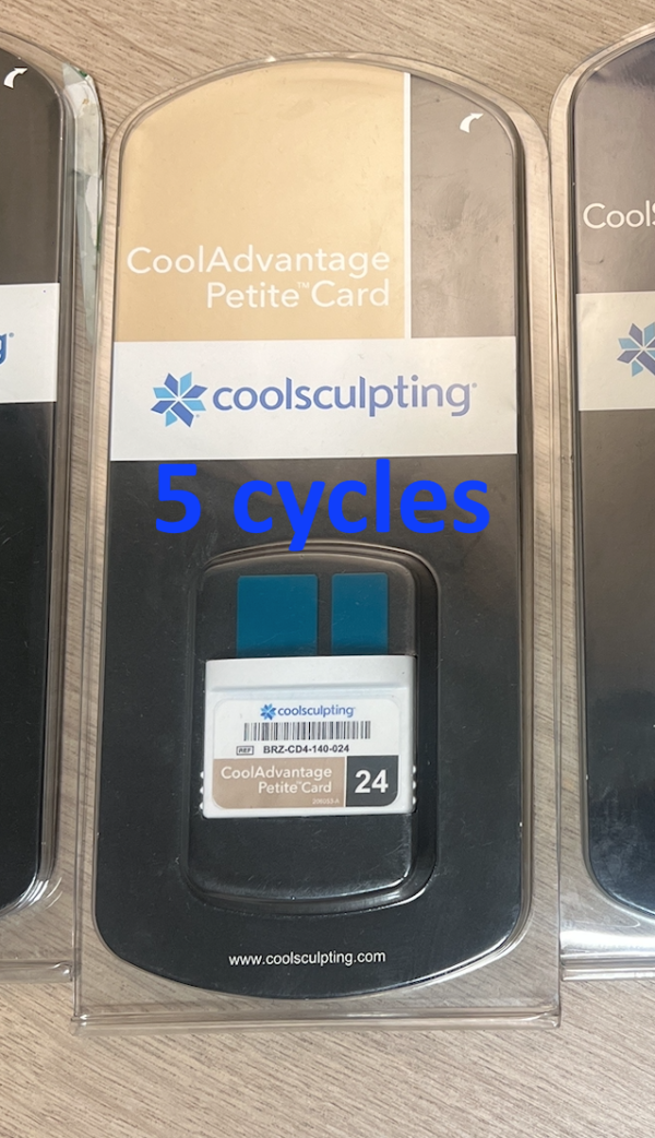 (5) Cycles CoolAdvantage Petite CoolCard for Zeltiq Coolsculpting - Free Shipping (km/och)s