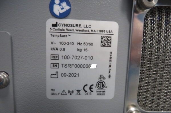 2021 Cynosure Tempsure Envi RF Skin Tightening & Wrinkle Reduction - Does Not Include Support for Consumables or Service - Free Shipping (jp/kg) - Image 11