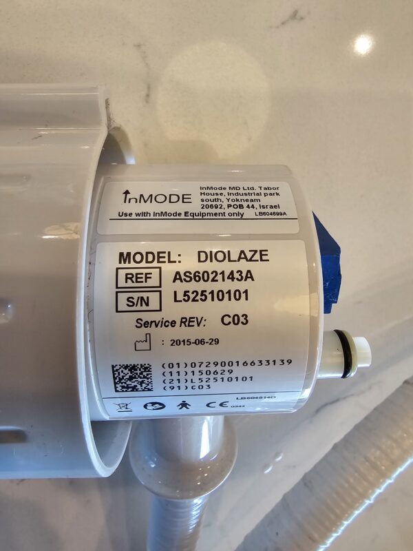 2015 InMode Diolaze HR 810 Handpiece Diode Hair Removal Handpiece with Low Pulses (vw)s - Image 4