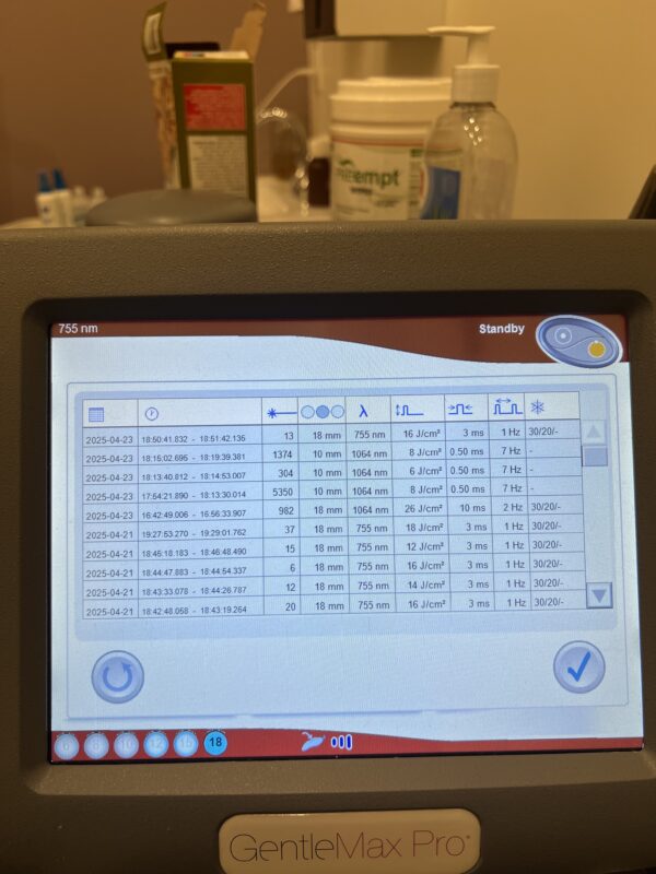2019 Candela Gentlemax Pro 755nm & 1064nm Dual Wavelength - Hair Removal, Pigment, Vascular Lesions, Skin Rejuvenation - Received Full Maintenance Service- Free Shipping & Warranty (km/qui) - Image 11