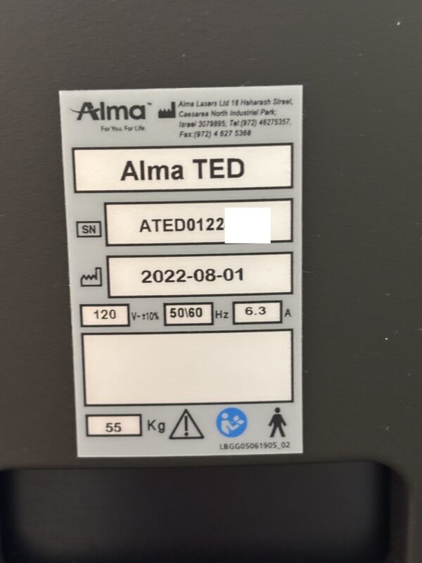 2022 Alma TED TransEpidermal Delivery - Non-Invasive Hair Restoration - Scalp Treatment - INCLUDES SUPPORT FOR CONSUMABLE PURCHASING - Free Shipping & Warranty (km/rin) - Image 11
