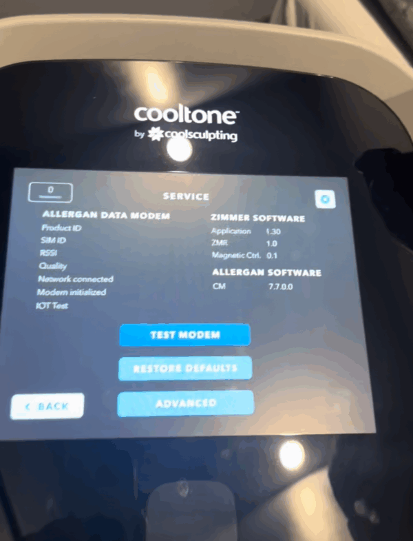 2020 Zeltiq CoolTone Active Magnetic Pulse (AMP) Technology for Magnetic Muscle Stimulation - CARDS ARE AVAILABLE FOR PURCHASE WITH THIS SYSTEM (km/poc) - Image 5