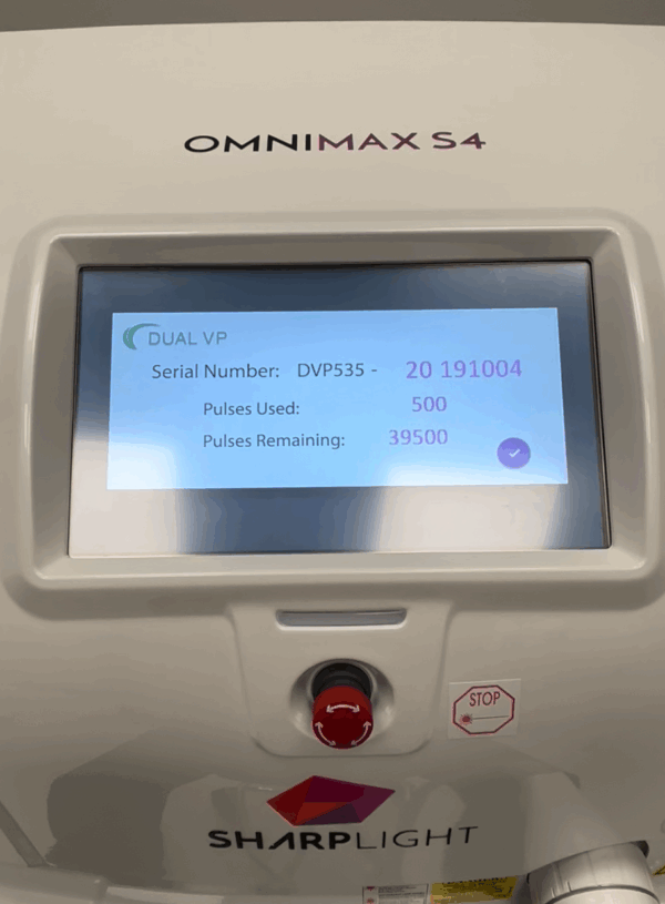 2019 Sharplight Omnimax S4 with (11) Handpieces - HR 635 Hair Removal,  AC 420 Acne,  SR 580 Skin Rejuvenation, VP 535 Vascular & Pigmented Lesions;  Dual VP 535-680nm/860nm Vascular & Pigmented Lesions, Fractional 2940nm Er:YAG Scar & Skin Rejuvenation, QS 532/1064 Q-Switched Tattoo Removal, LP 1064 Nd Deeper Vascular Lesions & Hair Removal, RF Body Contouring,  RF Face Contouring, & IR 3.4 Skin Tightening & Rejuvenation Small Areas - Includes Free Shipping & Warranty (km/tru)s - Image 34