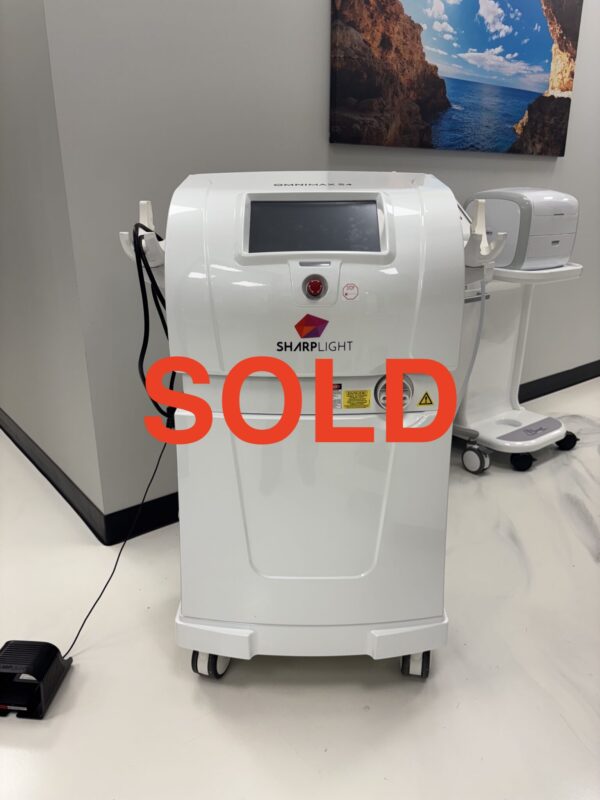 2019 Sharplight Omnimax S4 with (11) Handpieces - HR 635 Hair Removal,  AC 420 Acne,  SR 580 Skin Rejuvenation, VP 535 Vascular & Pigmented Lesions;  Dual VP 535-680nm/860nm Vascular & Pigmented Lesions, Fractional 2940nm Er:YAG Scar & Skin Rejuvenation, QS 532/1064 Q-Switched Tattoo Removal, LP 1064 Nd Deeper Vascular Lesions & Hair Removal, RF Body Contouring,  RF Face Contouring, & IR 3.4 Skin Tightening & Rejuvenation Small Areas - Includes Free Shipping & Warranty (km/tru)s