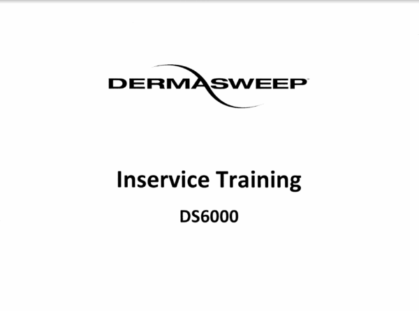 DermaSweep MD 6000 User Operator Manual, Cleaning & Sterilization & Clinical In-Service Training – PDF Adobe Acrobat Digital Download for Clinics, Spas & Aesthetic Professionals - Image 5
