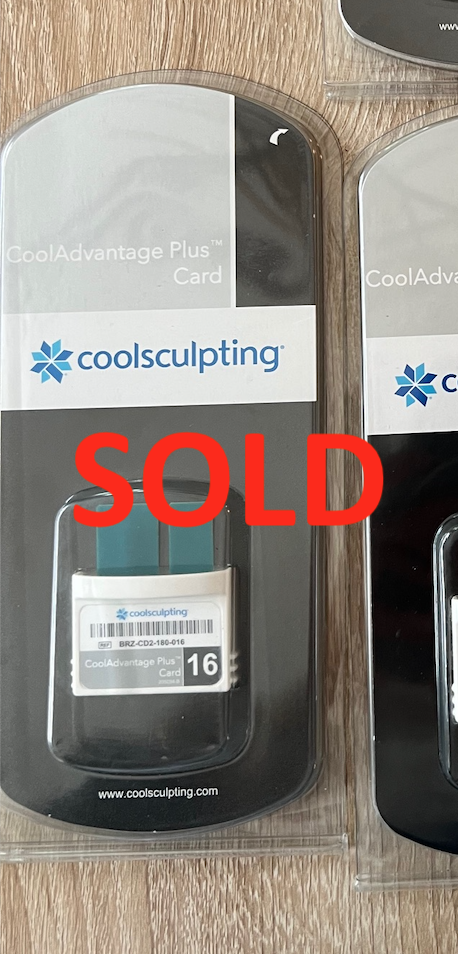 (16) Cycles CoolAdvantage Plus Coolsculpting CoolCard  for Zeltiq Coolsculpting - Free Shipping & Warranty (km/chr)