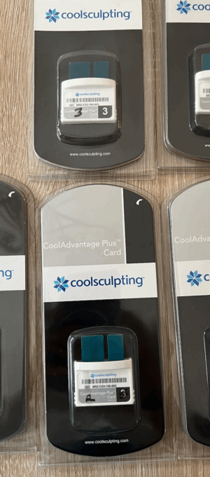 (5) Cycles CoolAdvantage Plus Coolsculpting CoolCard  for Zeltiq Coolsculpting - Free Shipping & Warranty (km/chr)