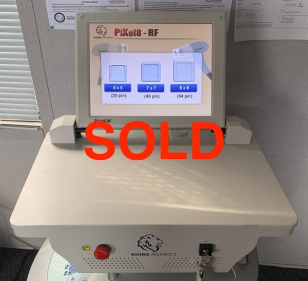 2021 Rohrer Aesthetics Pixel8 RF Microneedling Radio Frequency Skin Tightening & Skin Smoothing - INCLUDES 10 NEW PIXEL8 TIPS and ONGOING CONSUMABLE SUPPORT - Free Shipping & Warranty (vw)s
