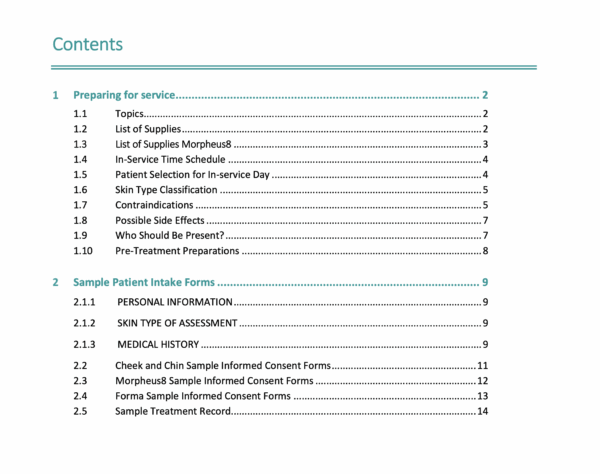 Inmode Define In-Service Instruction Training Manual – PDF Adobe Acrobat Digital Download for Clinics, Spas & Aesthetic Professionals - Image 3