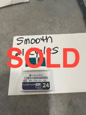 (21) Cycles CoolSmooth Pro CoolCard for Zeltiq Coolsculpting - Free Shipping (km/leg)