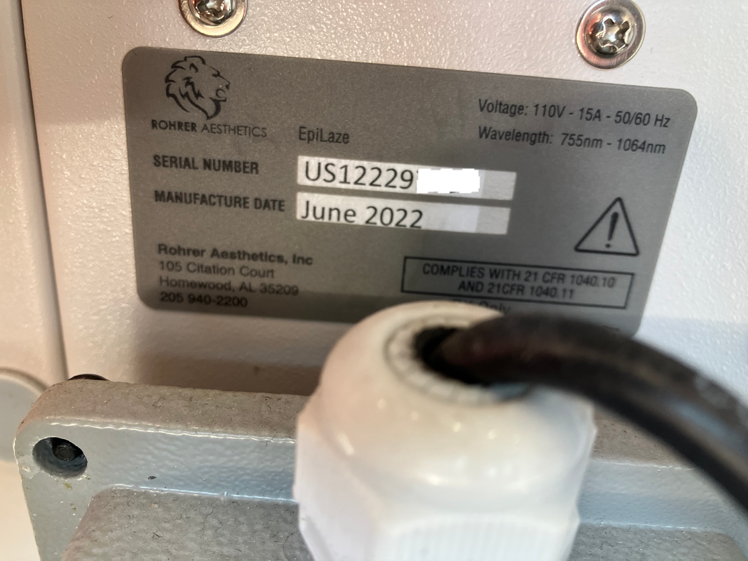 2022 Rohrer Epilaze Hair Removal for Skin Types I - VI - LOW PULSES - Includes 3 Handpieces Diode 810nm & (2) Nd Yag 1064nm Hair Removal Laser with Free Warranty & Shipping - NO CONSUMABLES REQUIRED (jp/jg46-01) - Image 22