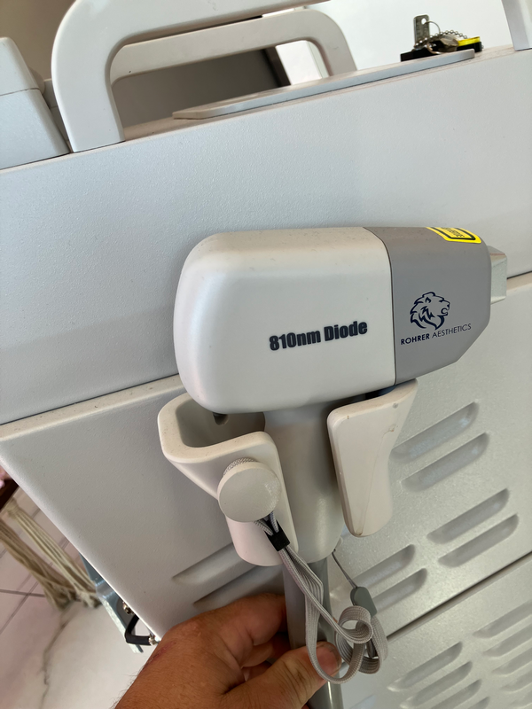 2022 Rohrer Epilaze Hair Removal for Skin Types I - VI - LOW PULSES - Includes 3 Handpieces Diode 810nm & (2) Nd Yag 1064nm Hair Removal Laser with Free Warranty & Shipping - NO CONSUMABLES REQUIRED (jp/jg46-01) - Image 9