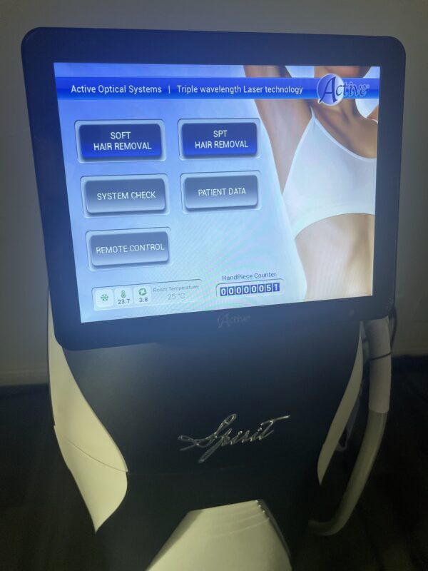 2022 Active Spirit 918 Multi-Wavelength Diode Laser 755nm, 810nm, 1064nm for Hair Removal,Pigmented Lesions, Vascular Lesions, Non-Ablative Skin Rejuvenation - No Consumables Required - Free Shipping & Warranty - LOW PULSE COUNT (jp/ken) - Image 10