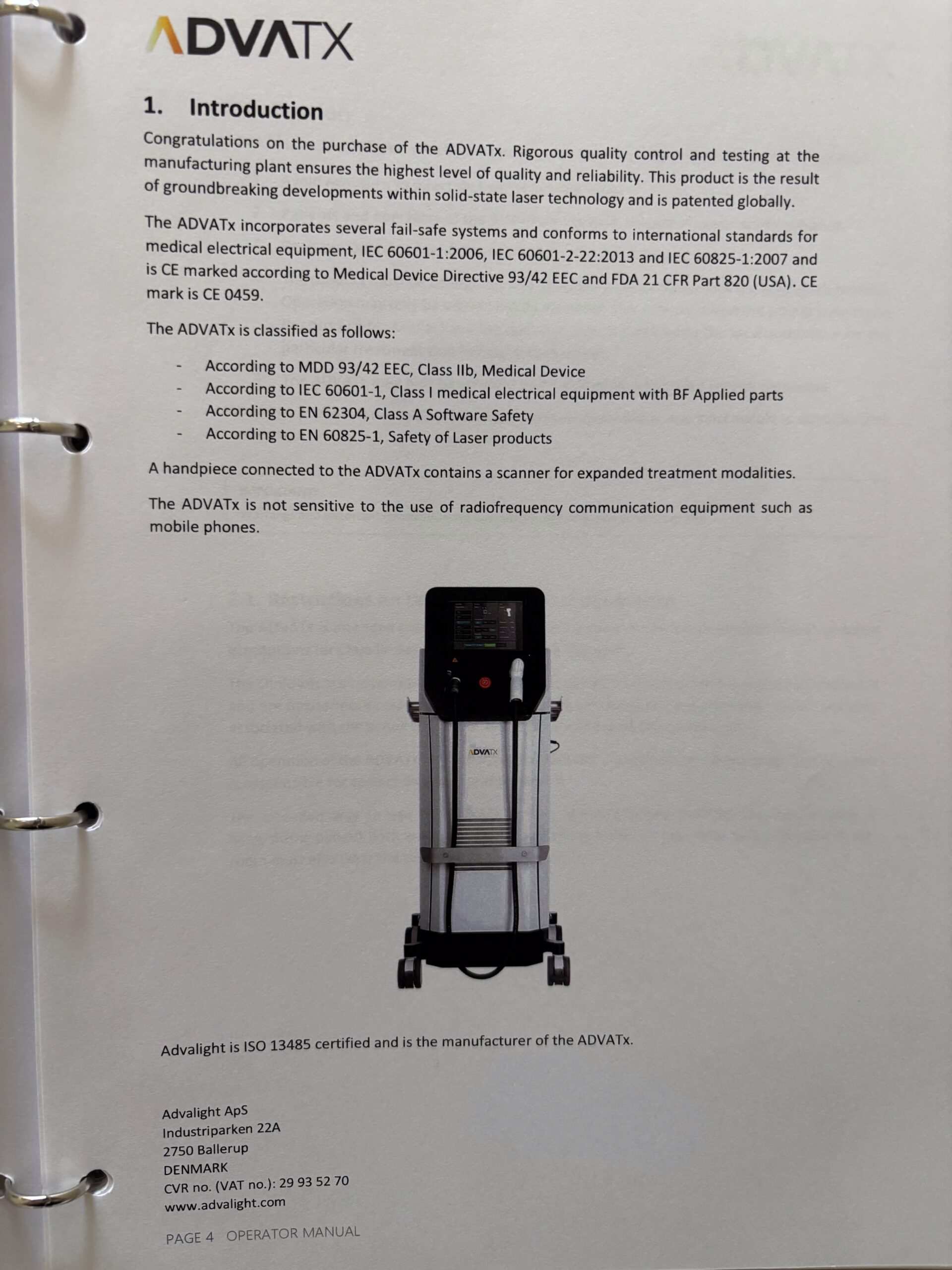 2021 Advalight ADVATx Dual-Wavelength Laser - 589 nm Yellow Light & 1319 nm Infrared Light for Acne, Non-Ablative Skin Rejuvenation, Superficial Pigmentation & Stretch Marks - NO CONSUMABLES REQUIRED - Free Shipping & Warranty (jp/bol-gs) - Image 18