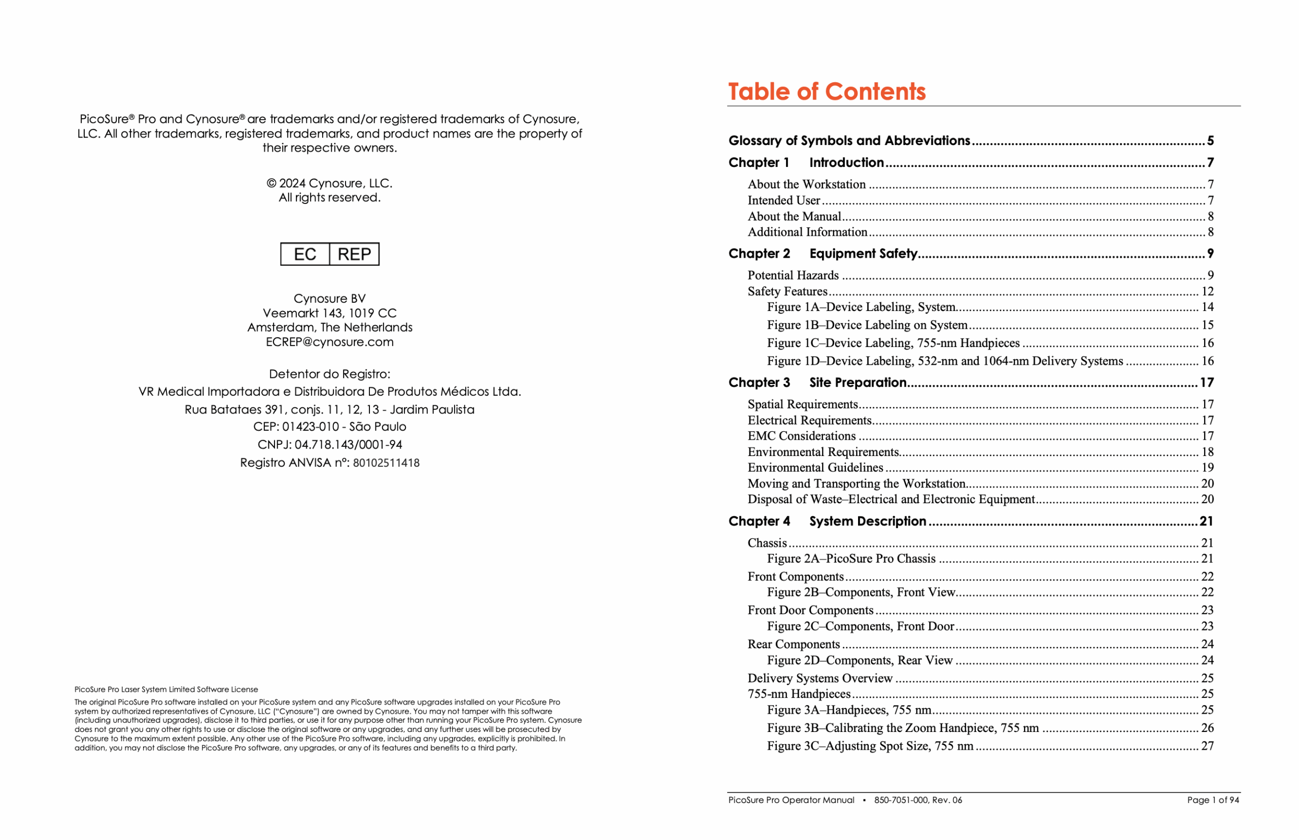 Cynosure Picosure Pro User Operator Manual – Adobe Acrobat Digital Download for Clinics, Spas & Aesthetic Professionals - Image 4