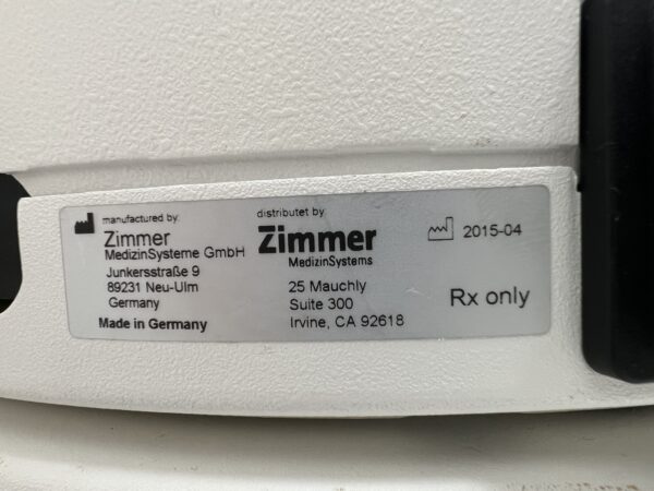 2015 Zimmer ZWave Pro - Electro-Magnetically Generated Radial Pulse Cellulite Smoothing & Erectile Dysfunction - Includes (1) Large Handpiece & (1) Small Handpiece - Partially Used 900k/8M, & 1.3M/8M Pulses - Free Warranty & Shipping (km/leg) - Image 15