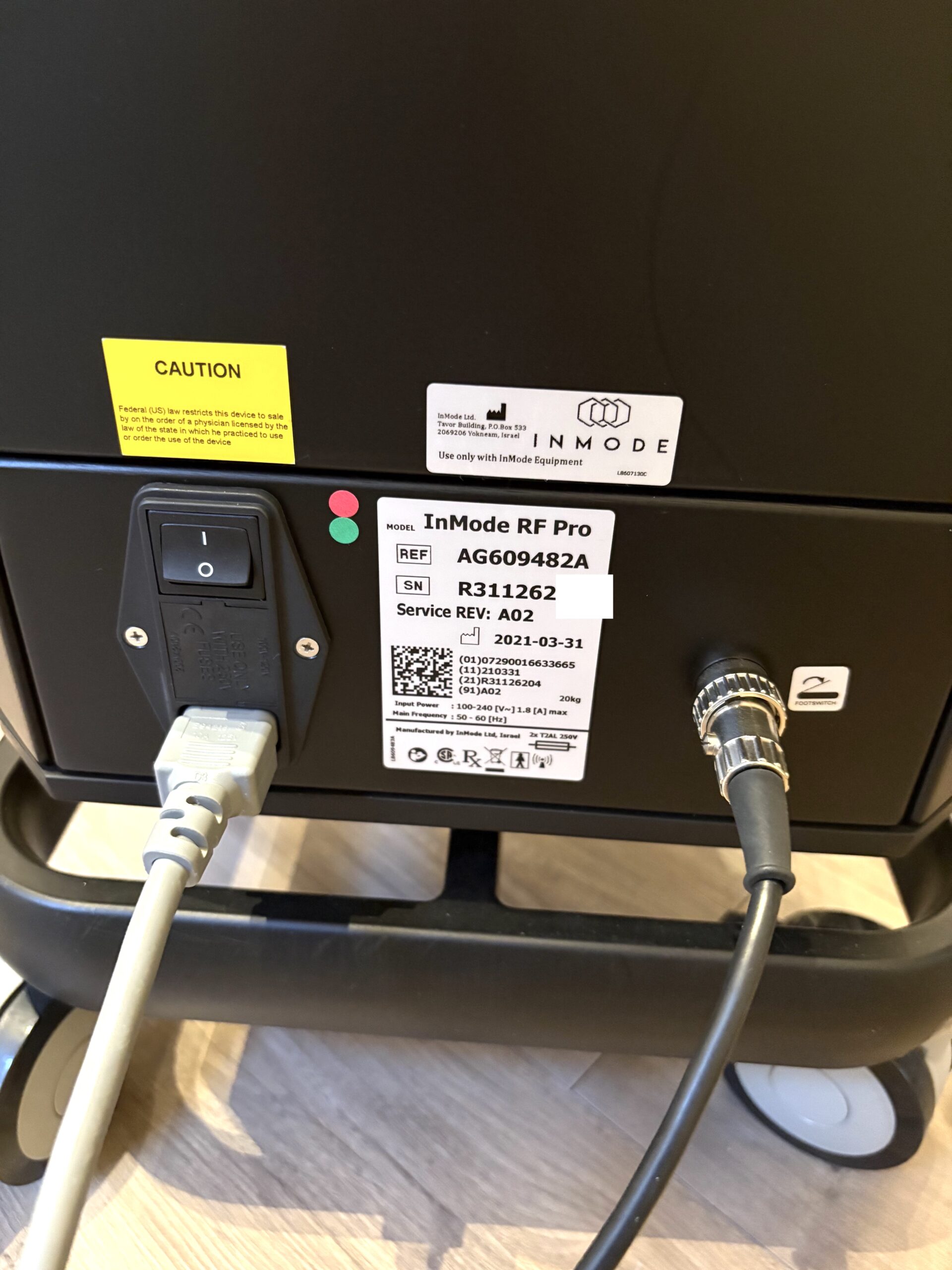 2021 Inmode Morpheus8 PRO Radio Frequency Microneedling - with Face & Body Handpieces - Skin Tightening, Cellulite Reduction, Resurfacing, Scar Correction - Includes CONSUMABLE PURCHASING SUPPORT from RBL, (13) Tips, Warranty & Free Shipping (km/mac) - Image 19