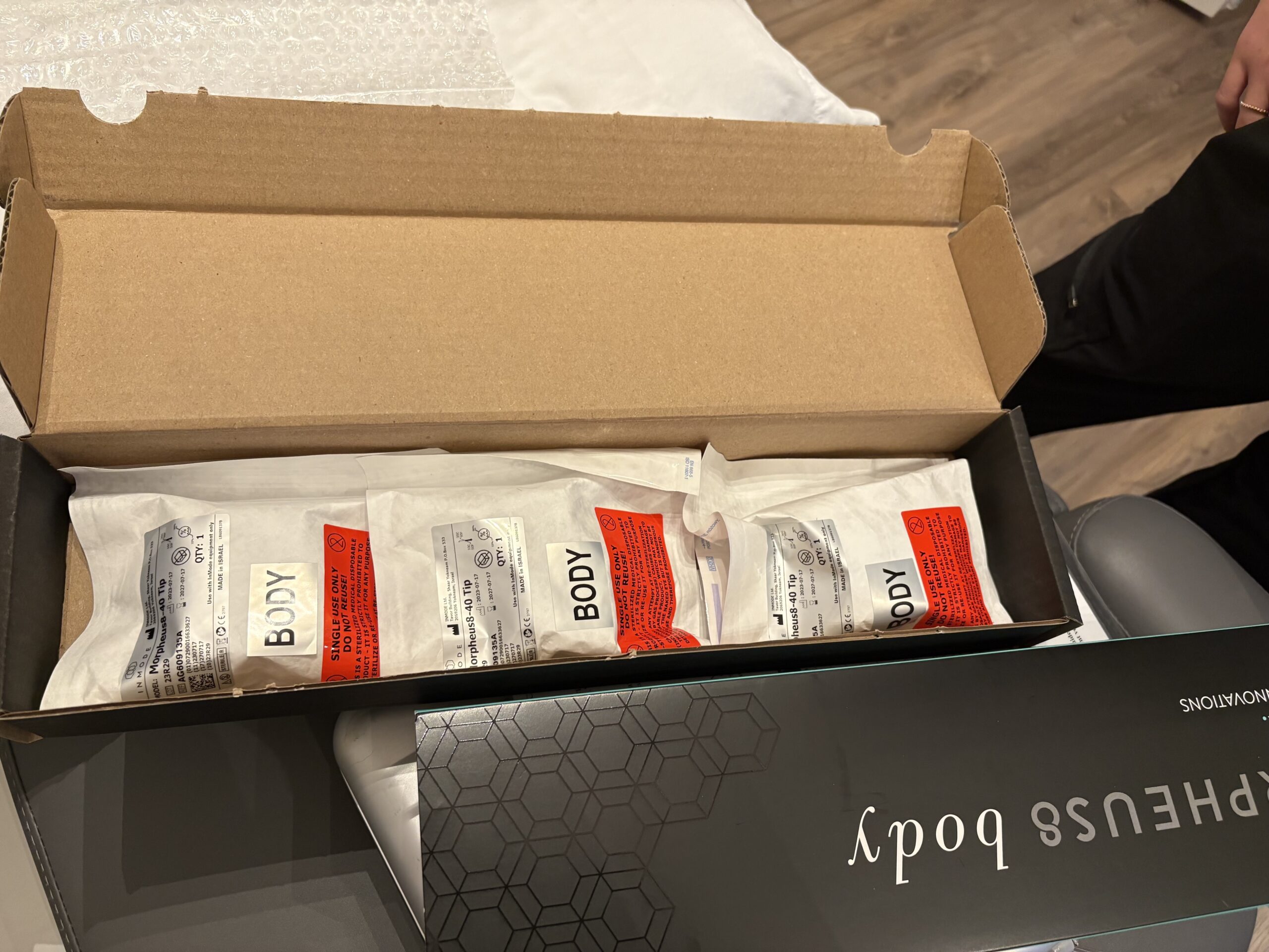 2021 Inmode Morpheus8 PRO Radio Frequency Microneedling - with Face & Body Handpieces - Skin Tightening, Cellulite Reduction, Resurfacing, Scar Correction - Includes CONSUMABLE PURCHASING SUPPORT from RBL, (13) Tips, Warranty & Free Shipping (km/mac) - Image 14