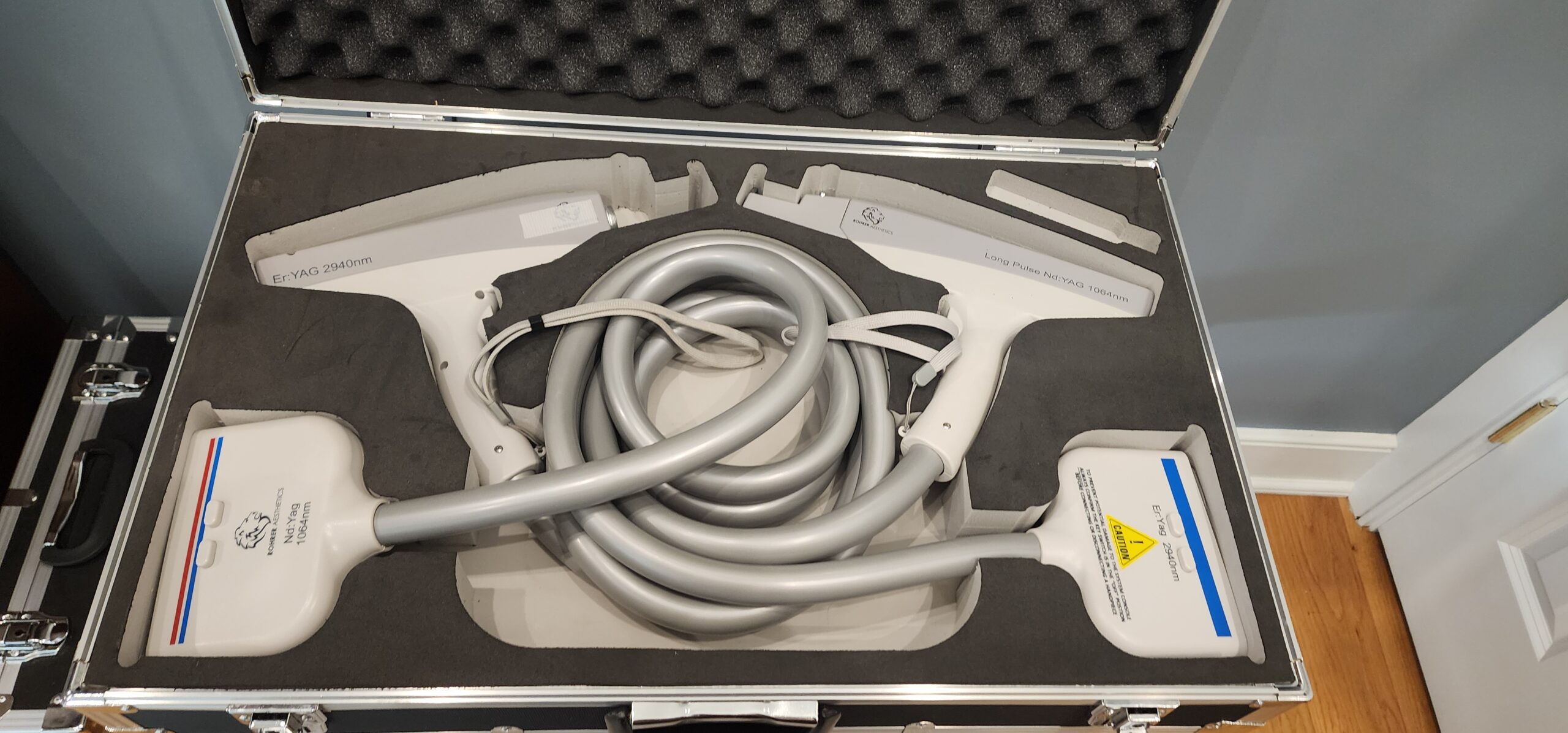 2018 Rohrer Aesthetics Spectrum Multi-Platform System with 5 Handpieces - Diode, IPL, 2940 nm Erbium Yag, Long Pulse Nd Yag Q-Switched 532 / 1064 nm - 90 Day Warranty & Shipping Included (jp/vw) - Image 15