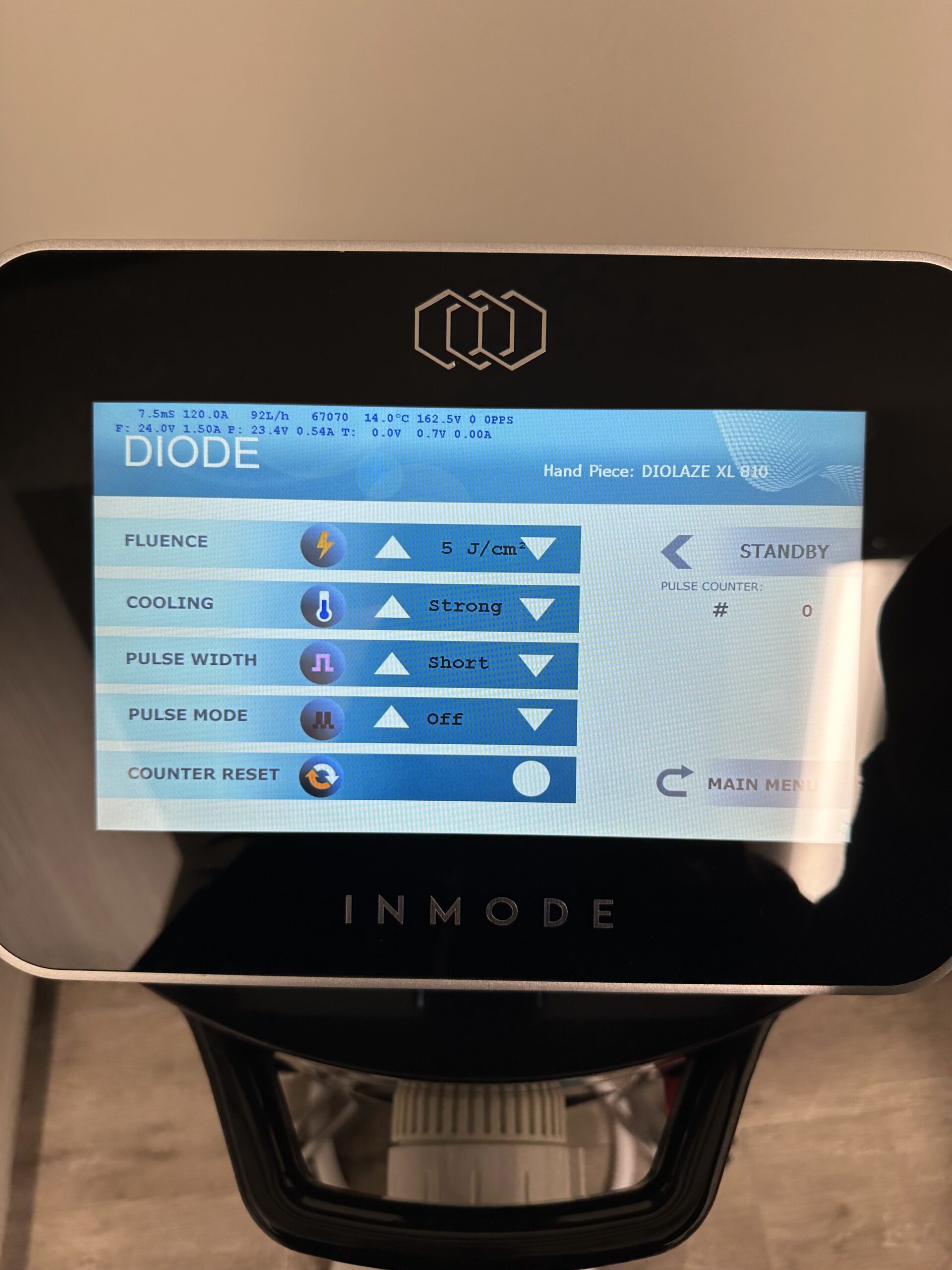 2024 Inmode Optimas with Diolaze XL 810 Diode Hair Removal Handpiece - Excellent Condition, Includes Free Shipping & Warranty (jp/ree) - Image 6