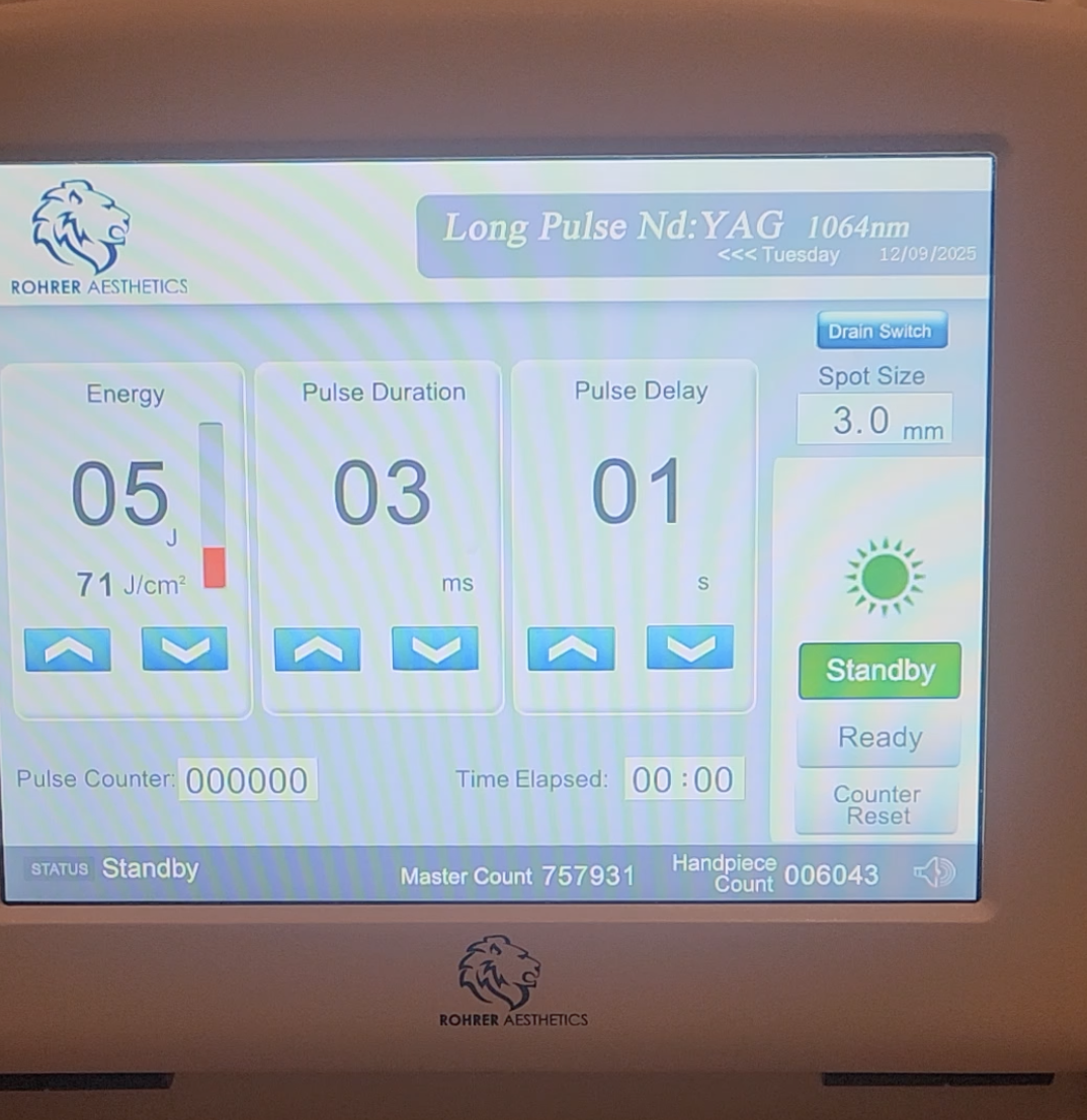 2018 Rohrer Aesthetics Spectrum Multi-Platform System with 5 Handpieces - Diode, IPL, 2940 nm Erbium Yag, Long Pulse Nd Yag Q-Switched 532 / 1064 nm - 90 Day Warranty & Shipping Included (jp/vw) - Image 14