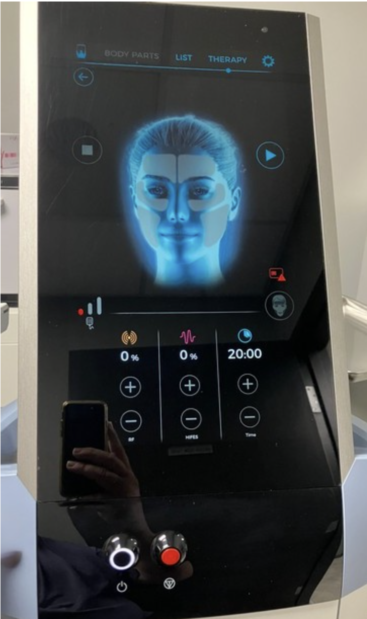 2022 BTL Emface HIFES - High-Intensity Facial Electromagnetic Stimulation + Synchronized Radio Frequency - Face Muscle Sculpting - with Forehead, Cheek & Chin Applicators - APPLICATOR PADS INCLUDED - DOES NOT INCLUDE CONSUMABLE PURCHASING SUPPORT - Free Shipping & Warranty (jm/jg) - Image 7