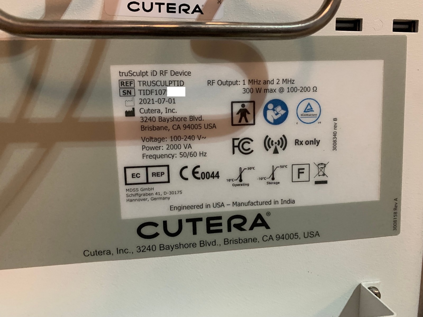 2021 Cutera Trusculpt iD Monopolar Radio Frequency HANDS FREE Body Contouring - Consumables Support Not Included - Free Shipping & Warranty (jm/by83-01) - Image 29