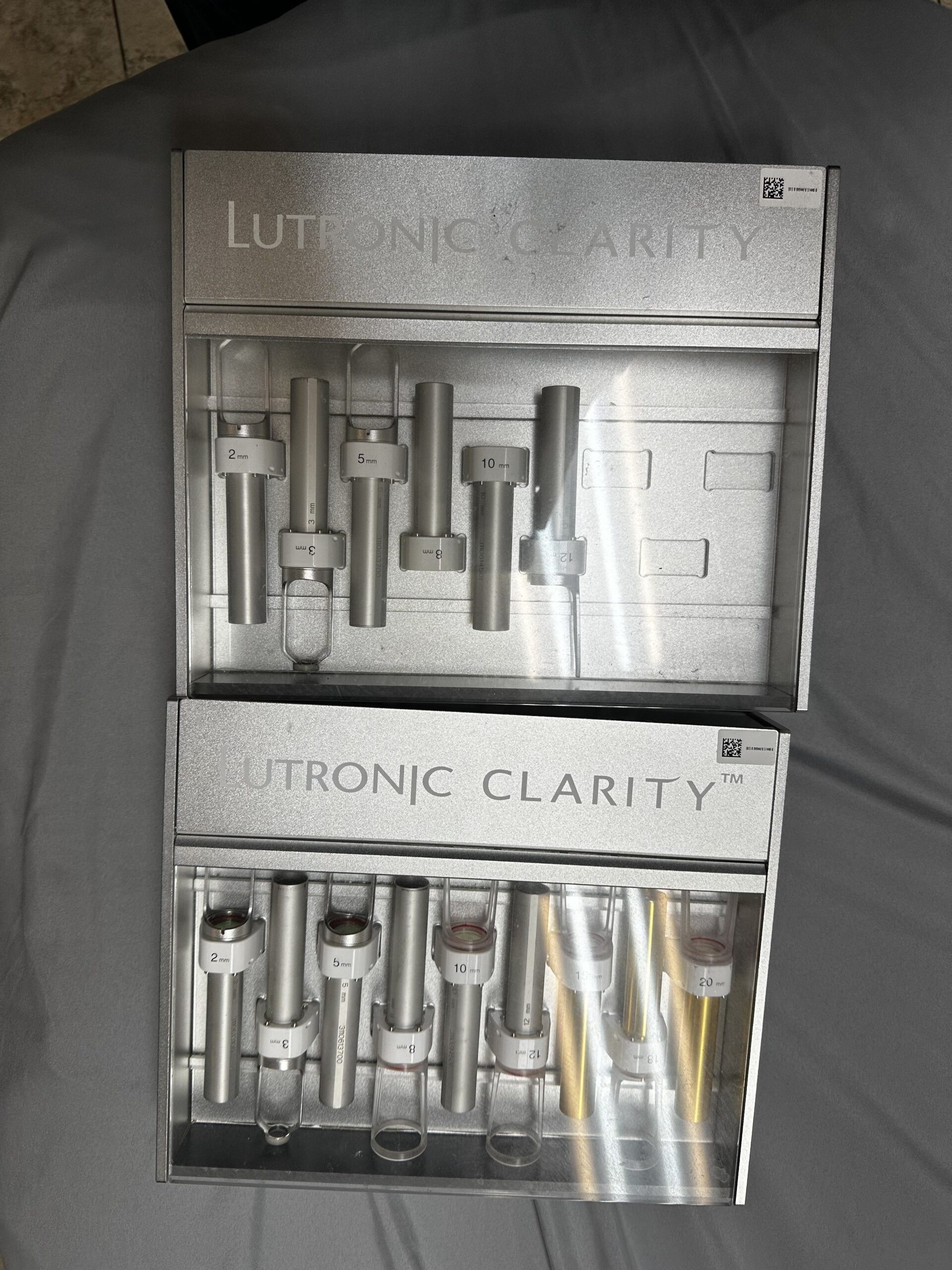 lutronic clarity handpiece spot size attachments