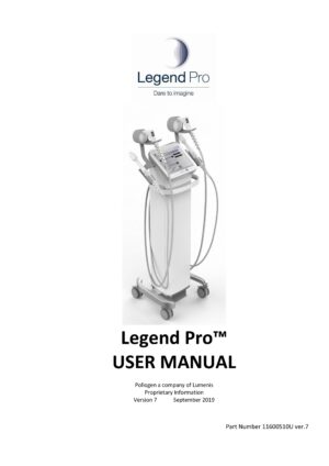 Legend Pro User Manual Digital Download