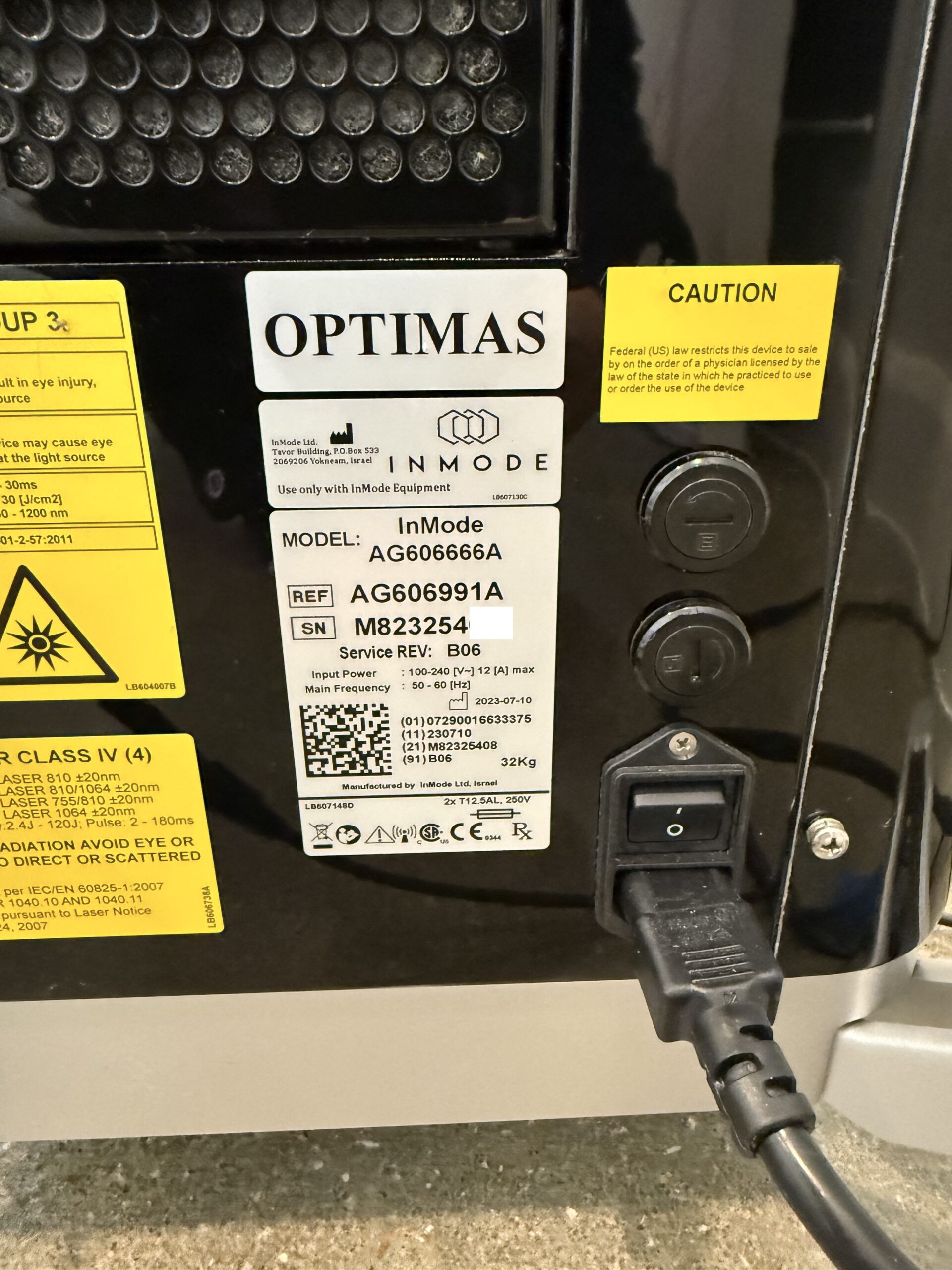 2023 Inmode Optimas For Sale - with 5 Handpieces - Image 24