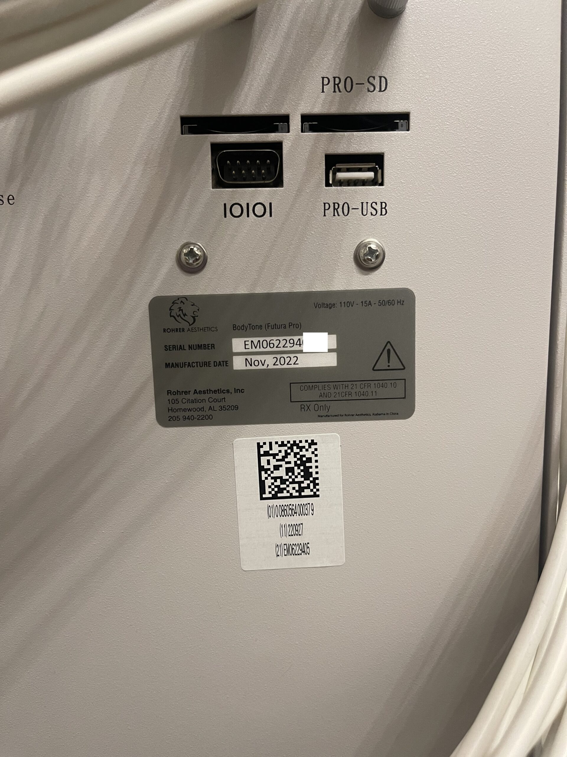 2022 Rohrer BodyTone Muscle Sculpting for Sale + Warranty - Image 11