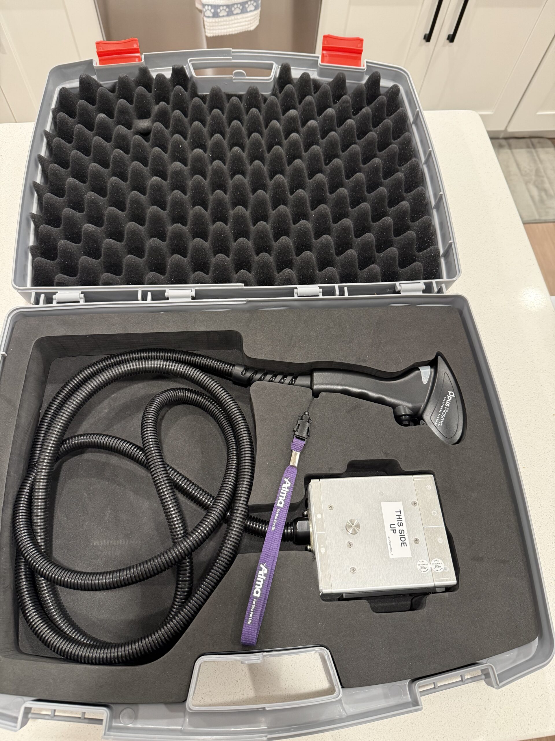 Alma Opus Plasma handpiece overhead view