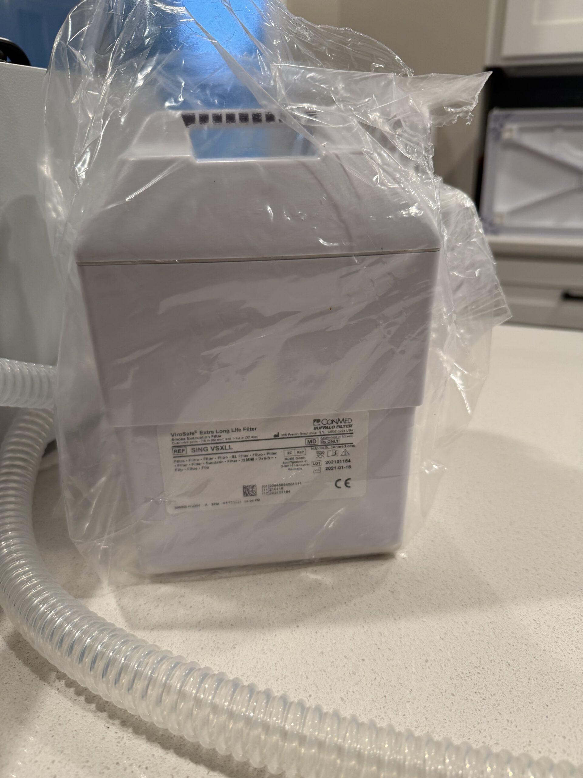 Alma Opus smoke evacuation filter